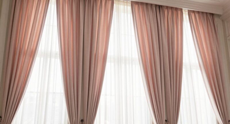 floor to ceiling drapes