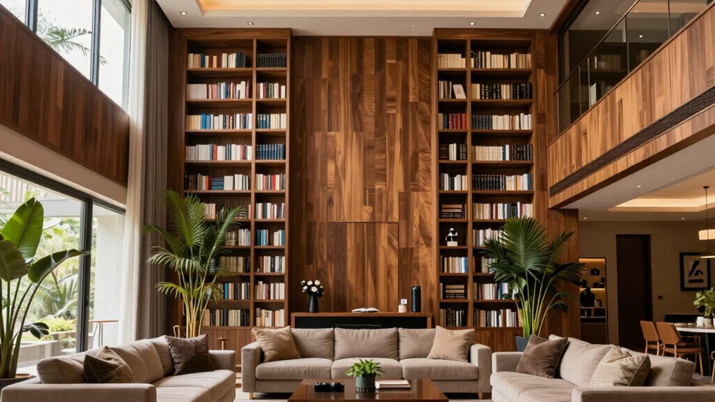 guide eye downward through vertical lines