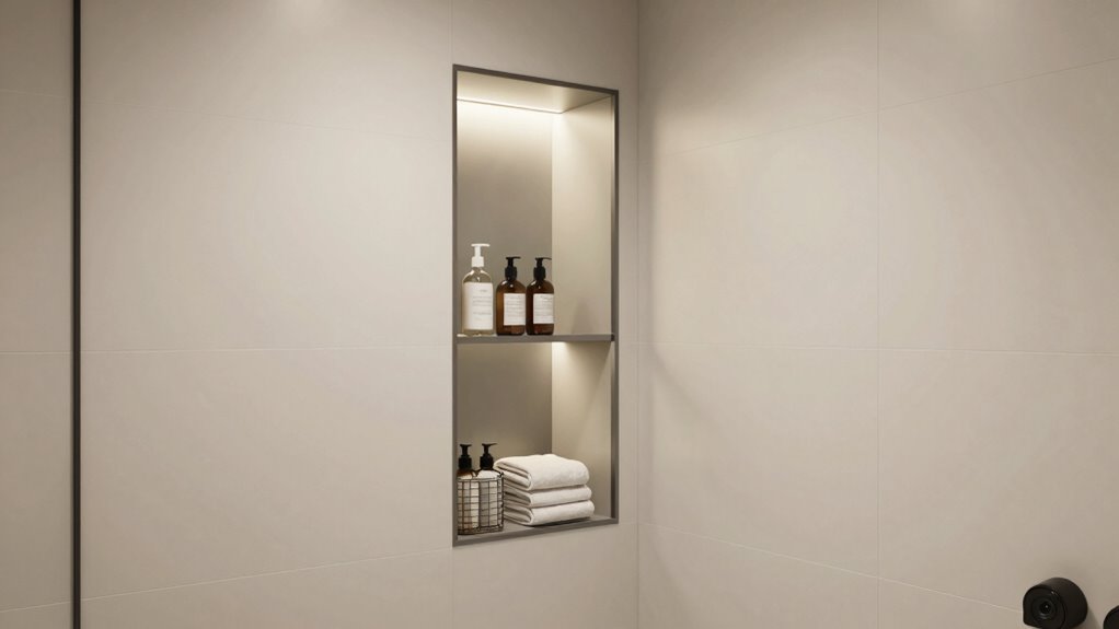 hidden organized toiletry storage