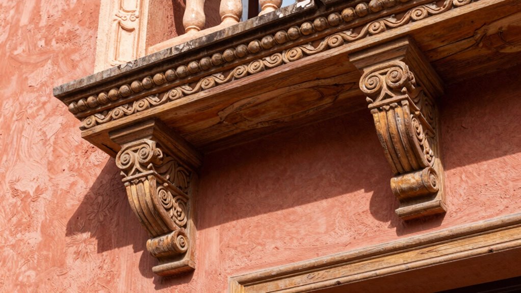 intricate architectural trim details