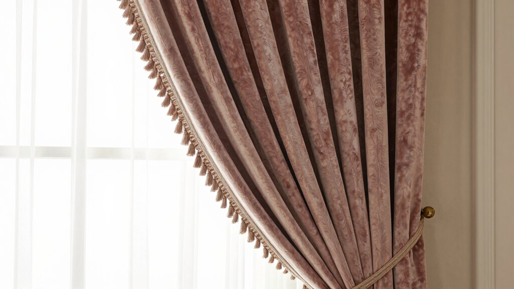 layered rich fabrics elegance