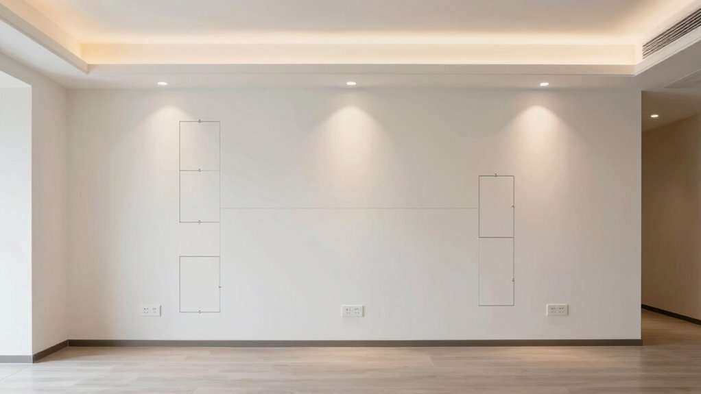 lighting and outlet placement