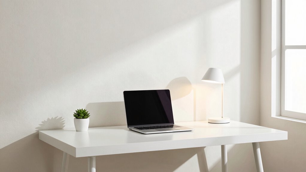 maintain organized minimalist workspace
