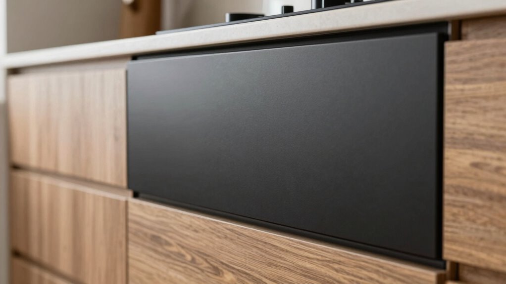 matching panel materials and finishes