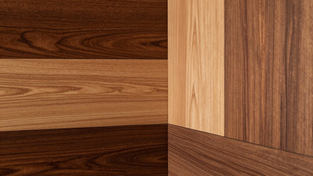 matching wood grain patterns
