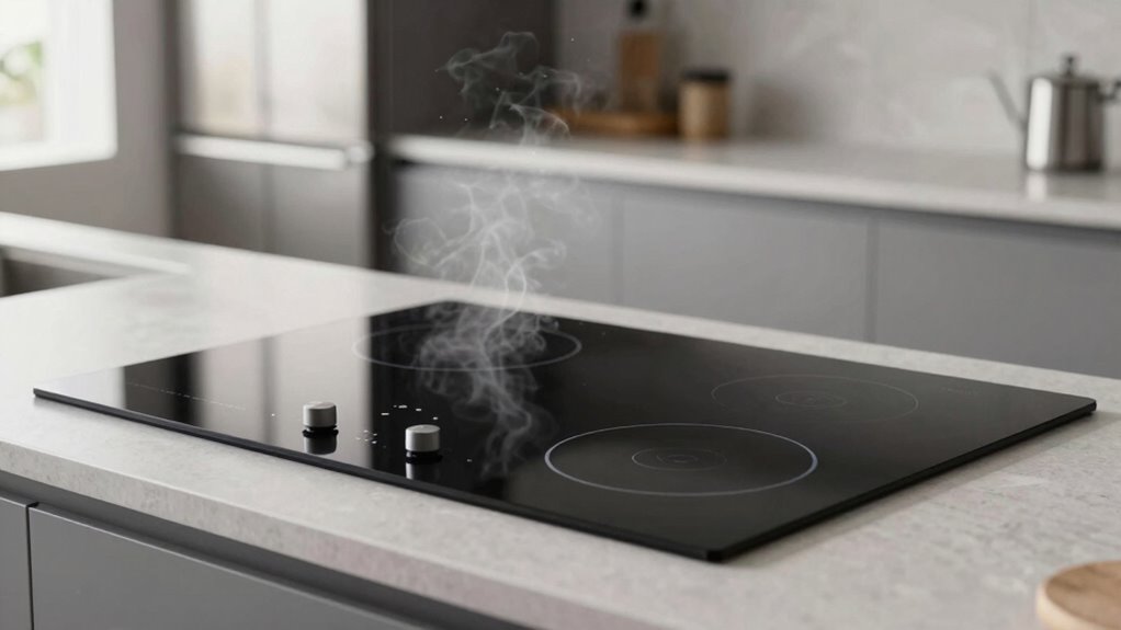 minimal airborne cooking particles