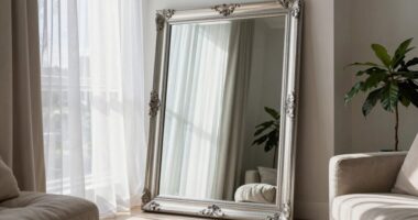mirror brightens room