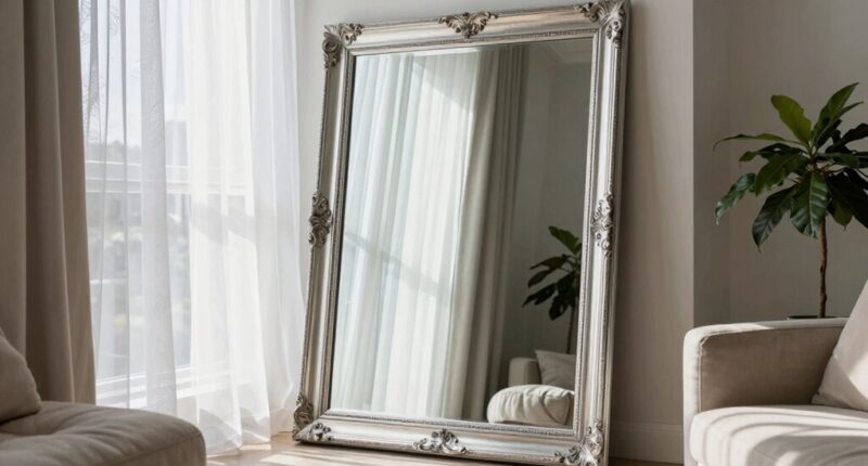 mirror brightens room