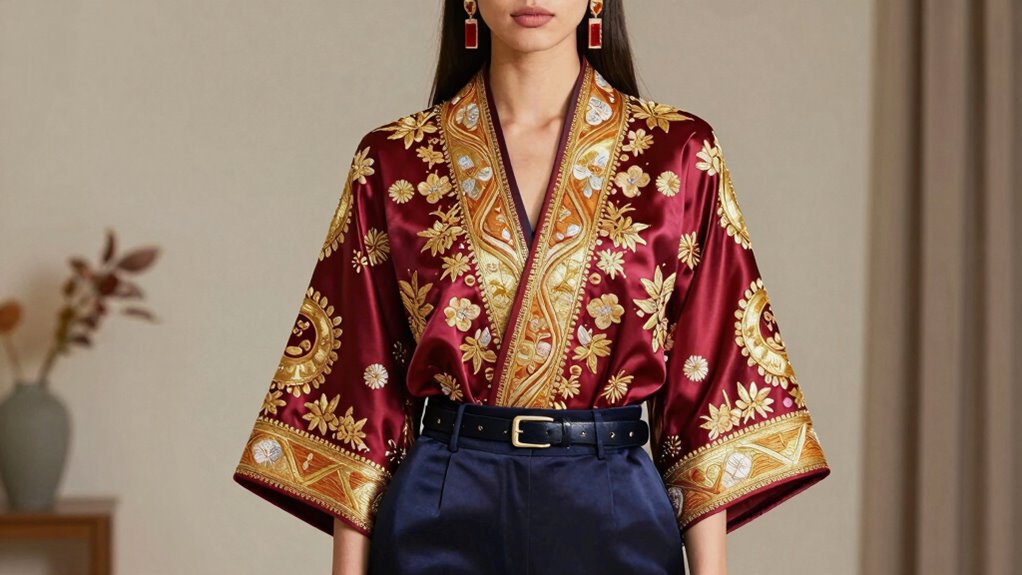 modern traditional outfit accents