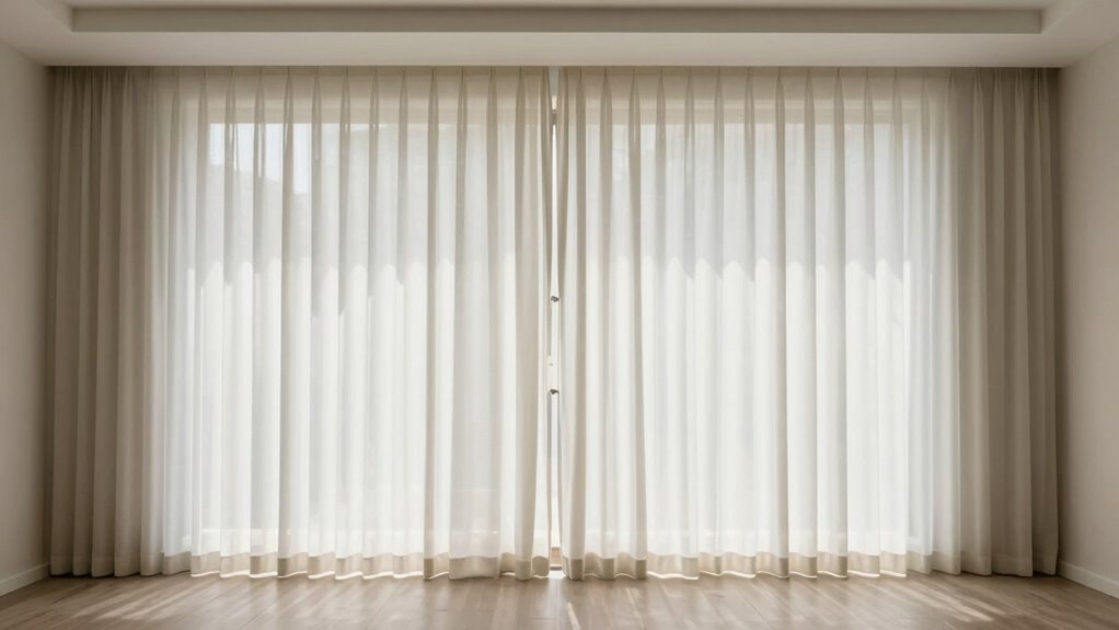 mount curtains higher outward