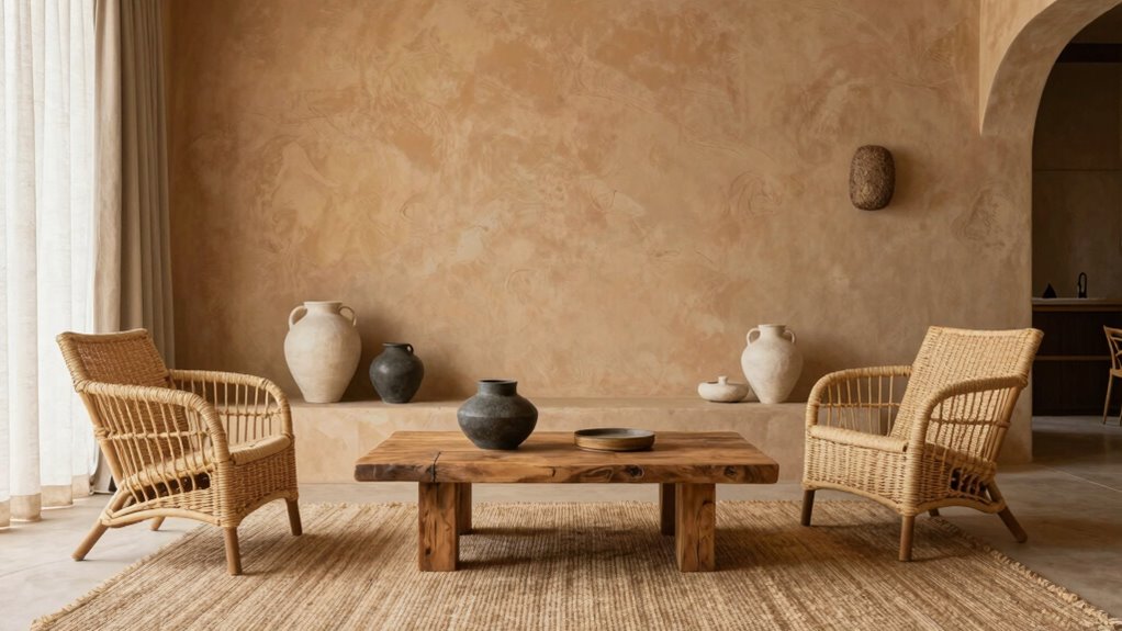 natural textures and materials