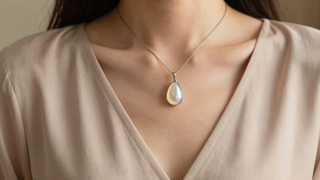 neckline shapes influence pendant size