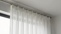optimal curtain hanging height