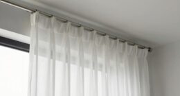 optimal curtain hanging height