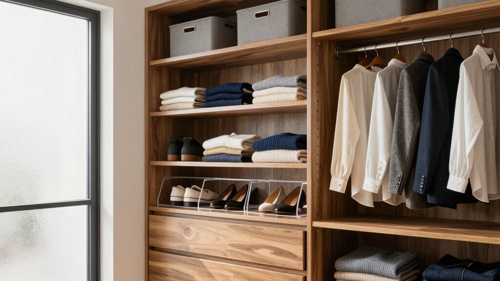 optimize closet storage space