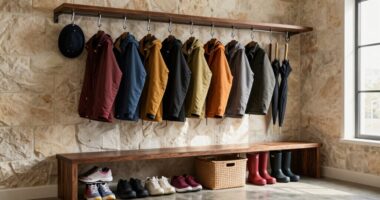 organized mudroom clutter prevention