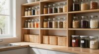 organized pantry reduces clutter