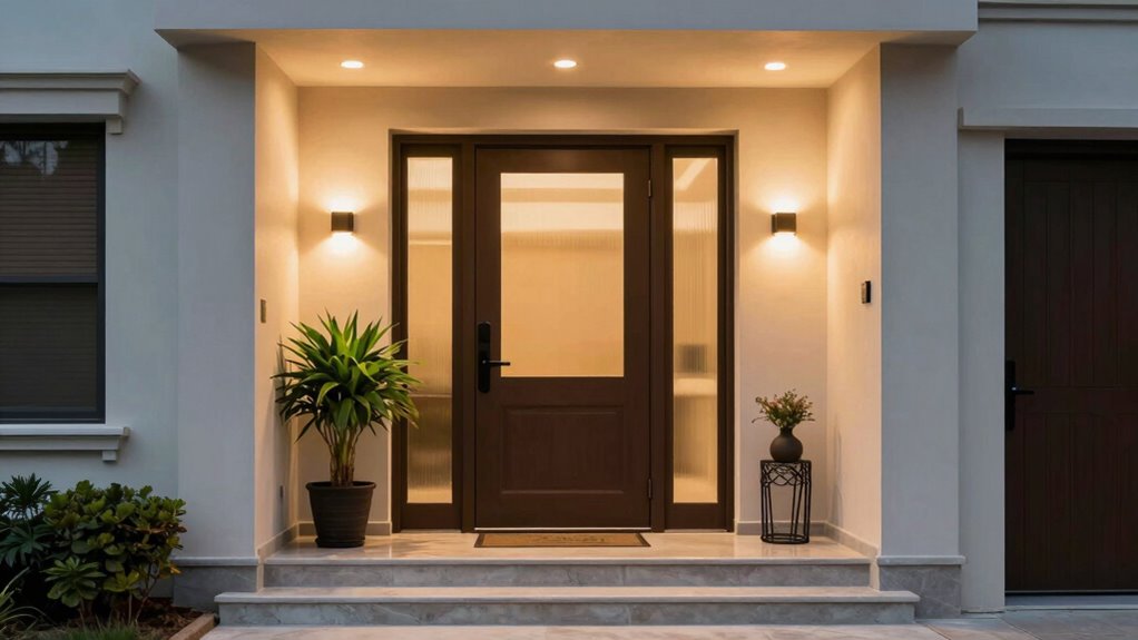 proper entryway lighting design