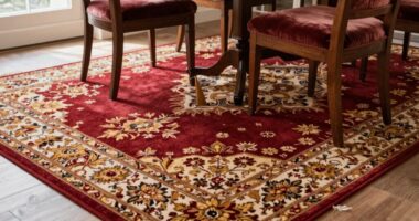 slippery dining room rug
