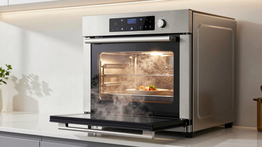 steam oven moisture retention