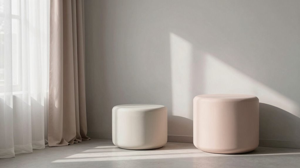 subtle calming color palette