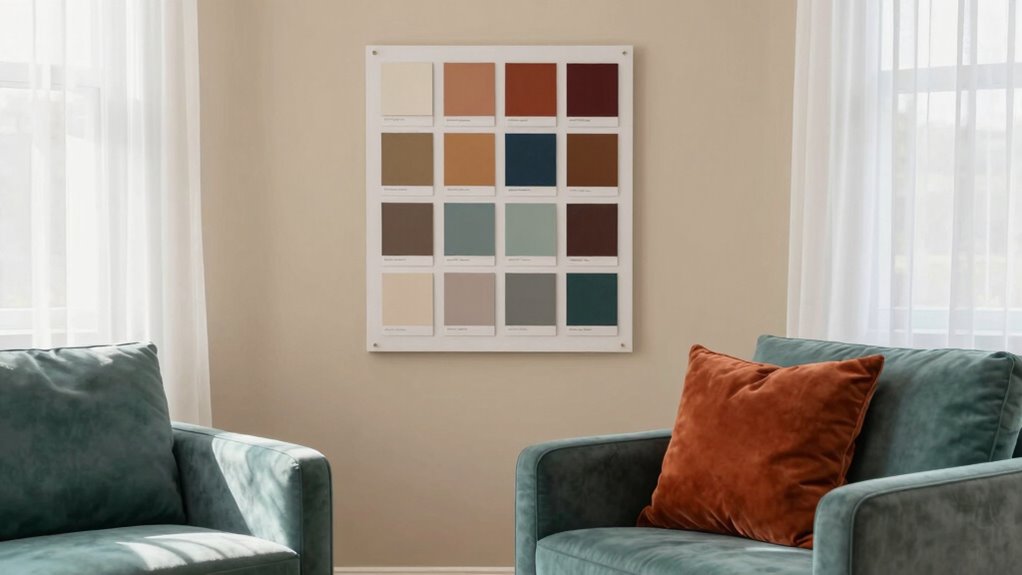 test colors with samples