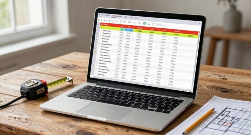 ultimate remodeling planning spreadsheet