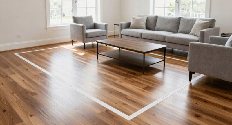 use painter s tape layout