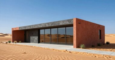 vibrant textured desert interiors