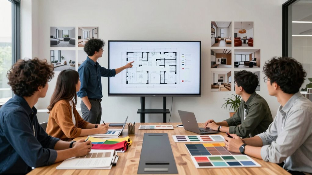 visual sample boards enhance clarity