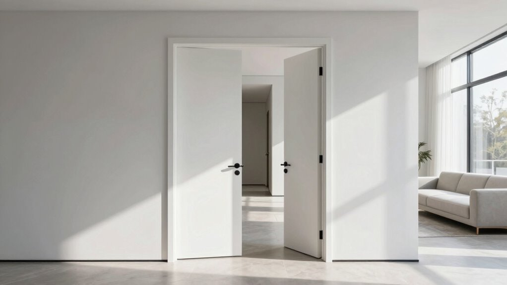 visualize door swing clearance