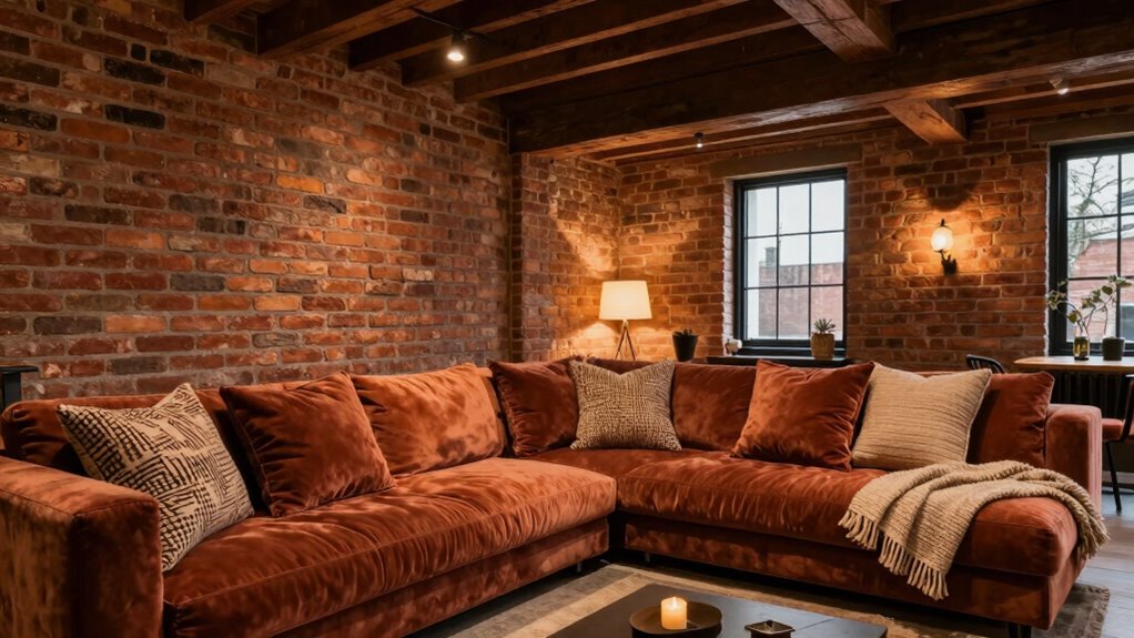 warm colors and textured layers