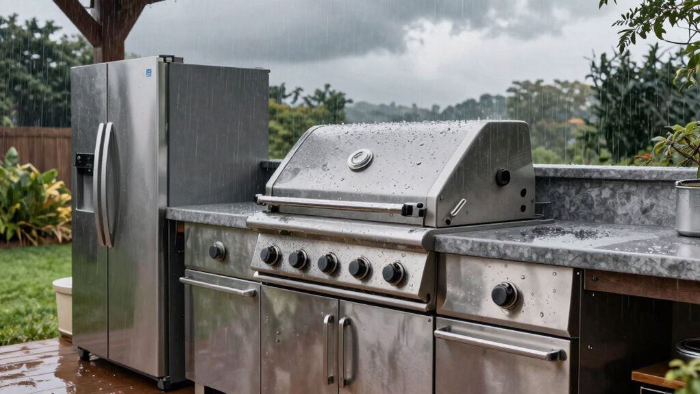 weatherproof outdoor kitchen appliances