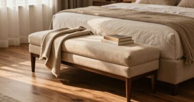 adding a bench enhances room
