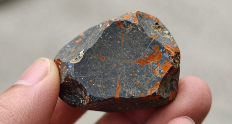 authentic stone sample inspection