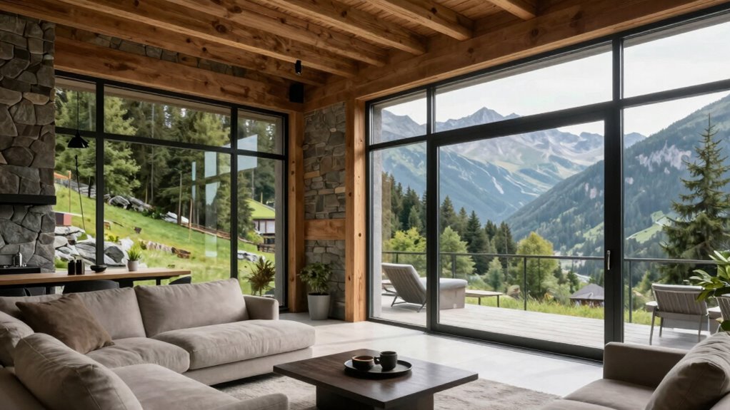 balanced rustic airy design