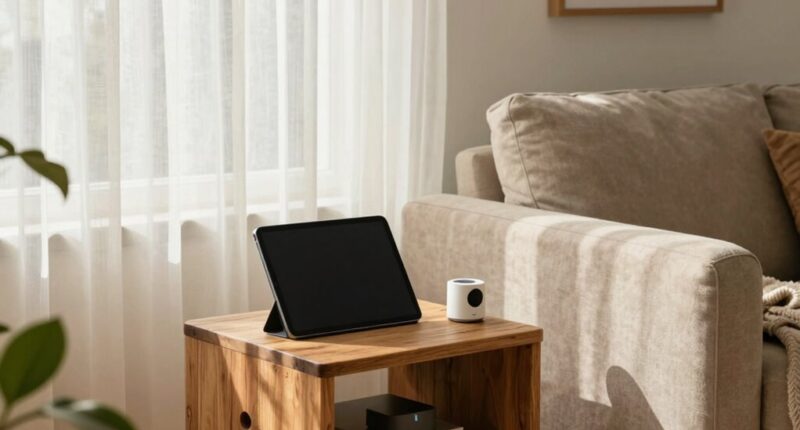 balanced tech integration in rooms