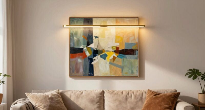 casual ambiance with picture lights