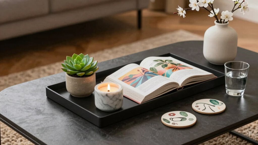 create balanced decorative arrangements
