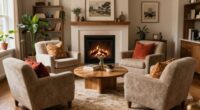 create conversational seating layout