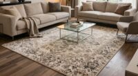 customize large rug placement