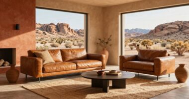 desert inspired cozy interior