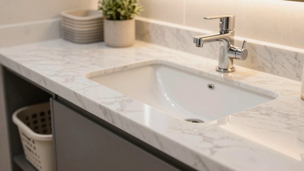 durable low maintenance laundry surfaces