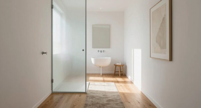 elegant hallway transformation