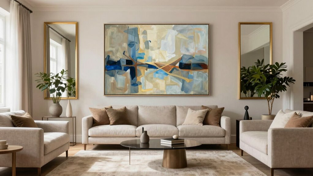 harmonious art selection and placement