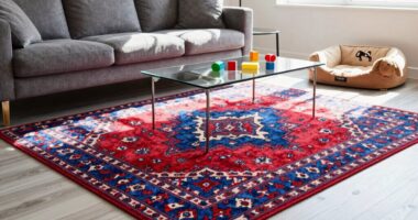 ideal rooms for washable rugs