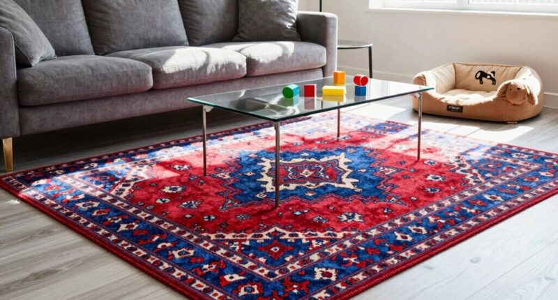 ideal rooms for washable rugs