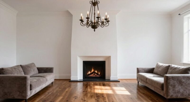 incorrect fireplace placement