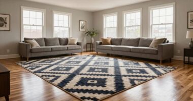 incorrect rug size choice