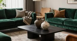 layered interior material pairing